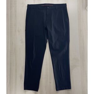 RHÔNE mens casual work slacks pants tech black 38 golf weekend travel